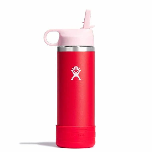 Hydro Flask 18 oz Kids Wide Mouth Straw Cap w/ Boot – TheBudafulHiker