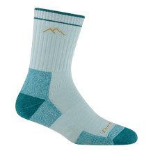 Darn Tough Women's Coolmax Hiker Micro Crew Midweight Hiking Sock in Glacier — front