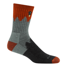 Darn Tough Men's Number 2 Micro Crew Midweight Hiking Sock in Seafoam