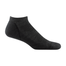 Darn Tough Men's Light Hiker No Show Lightweight Hiking Sock in Black