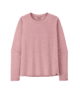 Patagonia Women's Long-Sleeved Capilene Cool Daily Shirt in Fuzzy Mauve - Light Fuzzy Mauve X-Dye