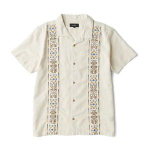 Roark Mens Gonzo Woven Shirt Ivory