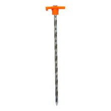 Stansport Helix Steel Tent Stake — angle view