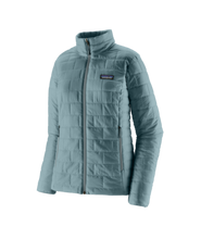 Patagonia W's Nano Puff Jkt - Blue Sage Detail