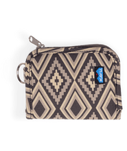 KAVU Zippy Wallet in Carbon Diamond - front