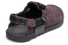 Bedrock Mountain Clog Suede Leather Deep Plum — sole