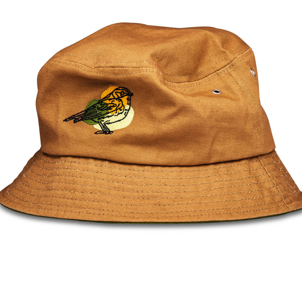 NOCS Interesting Bird Hemp Bucket Hat