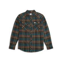 Topo Designs Mountain Shirt Long Sleeve Men's in Beetle Multi - front