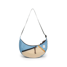 Topo Designs Moonlight Crossbody Bag in River Blue/Cobblestone - detail