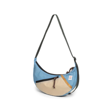 Topo Designs Moonlight Crossbody Bag in River Blue/Cobblestone - front