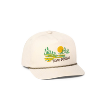Topo Designs Twill Rope Cap in Golden Horizon Bone White - side