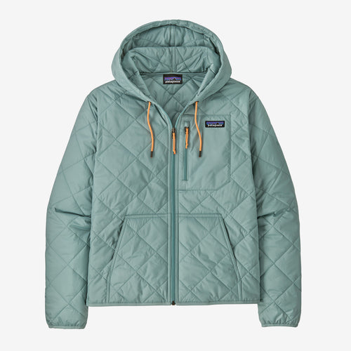 Women’s Diamond Quilted Bomber Hoody-Thermal Blue