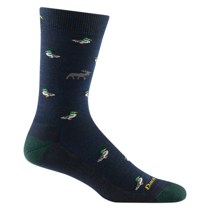 Darn Tough Men's Duck Duck Moose Crew Lightweight Lifestyle Sock
