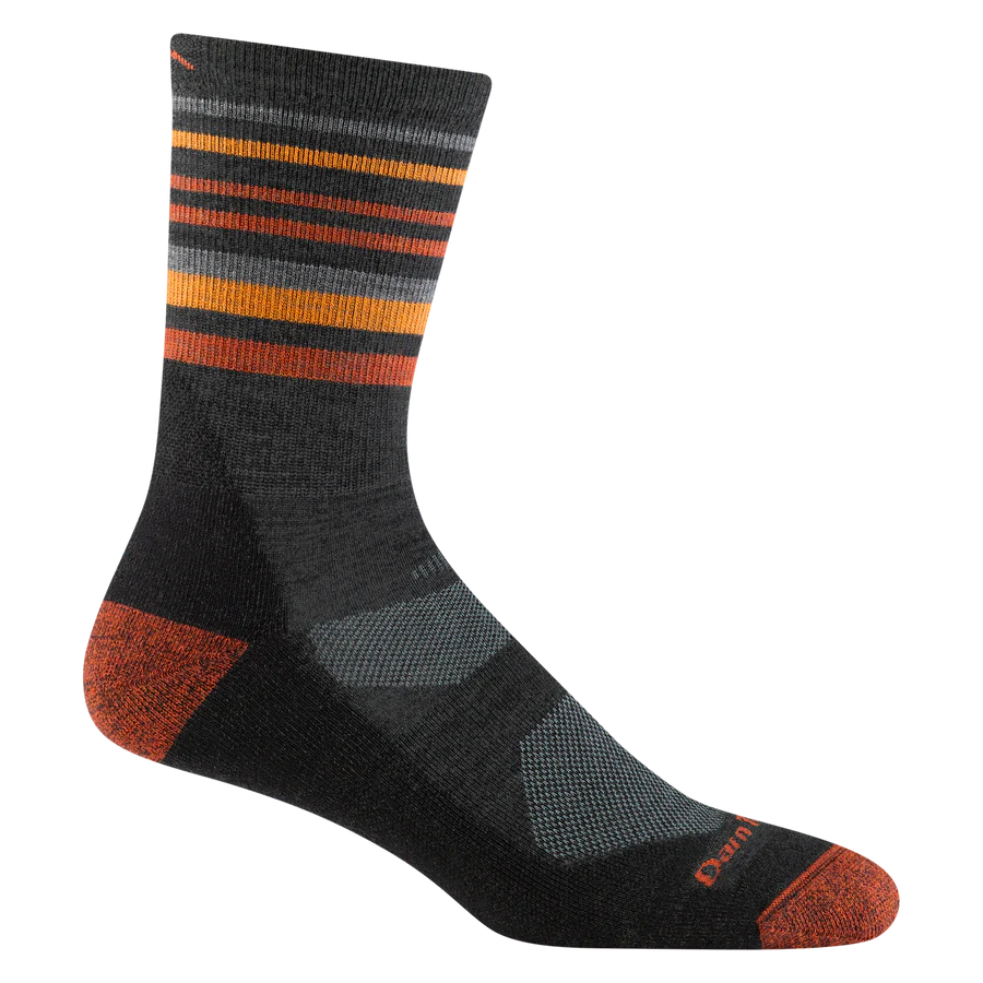 Darn Tough Men's Light Hiker Micro Crew Lightweight Hiking Sock Charcoal