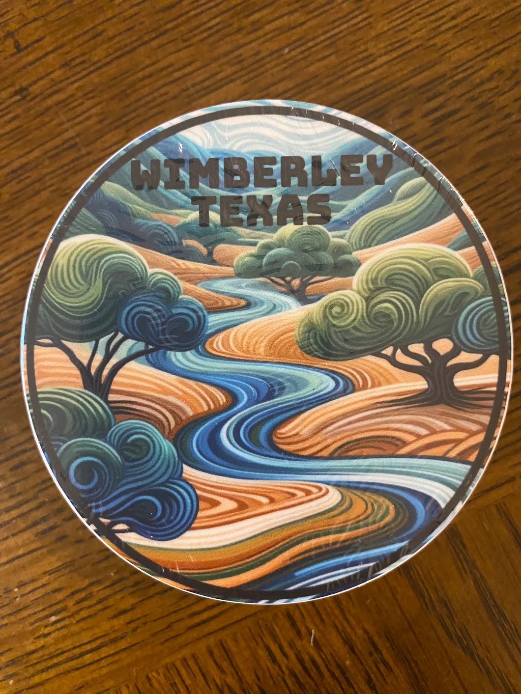 Wimberley, Texas River Sticker