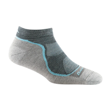Darn Tough Women's Light Hiker No Show Lightweight Hiking Sock in Slate