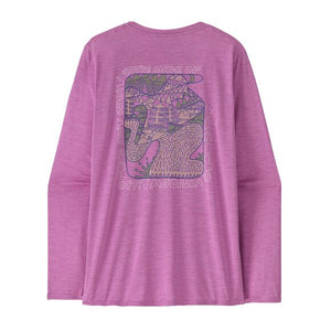Patagonia Women's Capilene® Cool Daily Graphic Shirt Long Sleeve -Lands