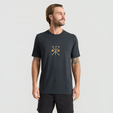 Roark Men's Yin Yang Forage Premium Tee - Washed Black