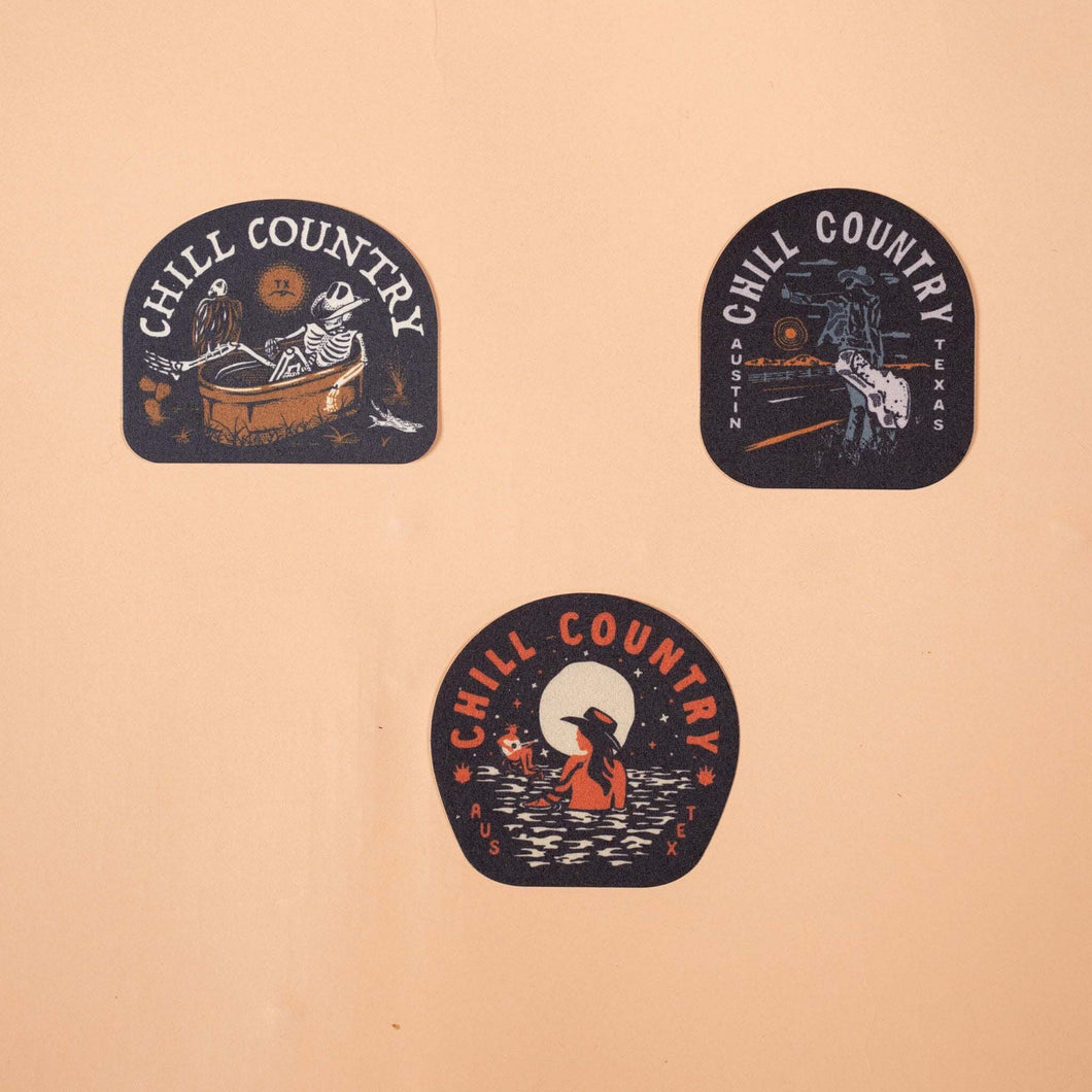Chill Country Provisions Sticker Pack