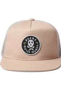 Roark Station Trucker SnapBack Hat Dark Khaki