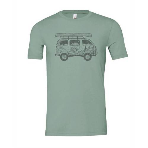 Van Time Shirt Heather Dust Blue