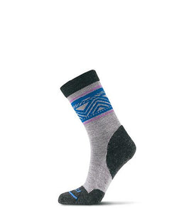 Women's Light Hiker (Chevron Band) - Crew Socks