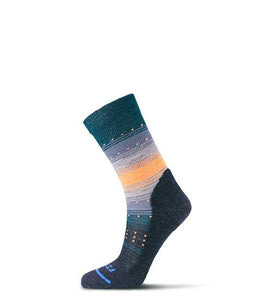 Women's Casual (Gradient Stripe) - Crew Socks