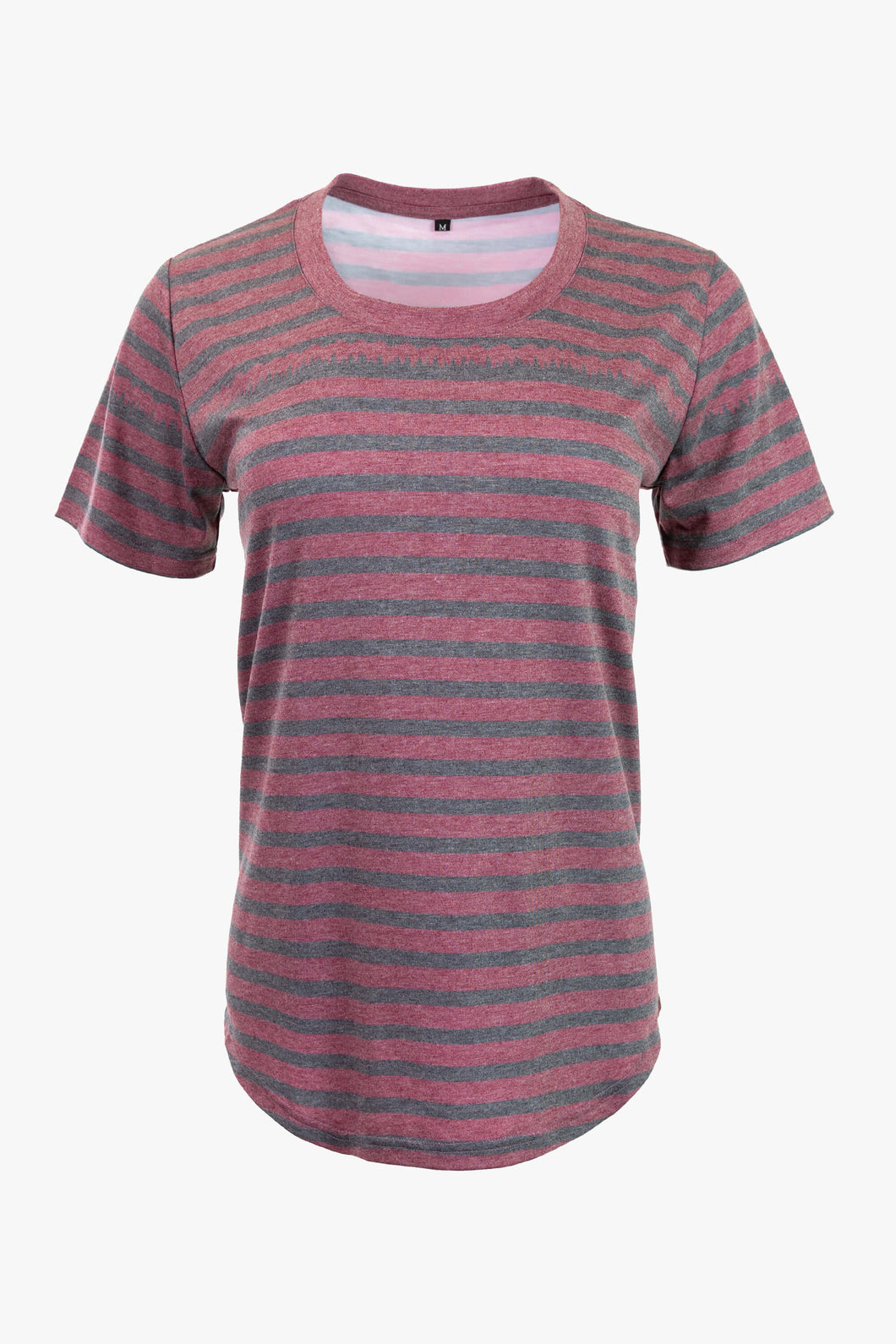 Belong - Women's Torrey's Striped T-Shirt (Maroon)
