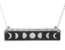 The Bearded Jeweler / Moon Phases Horizontal Bar Necklace