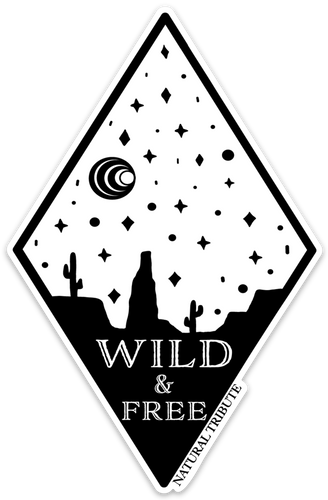 Wild & Free Sticker