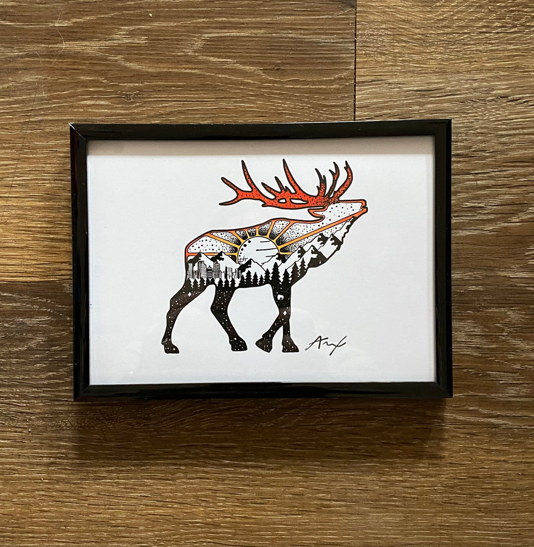 “Elk” 5x7 Print