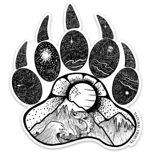 Bear Paw Sticker