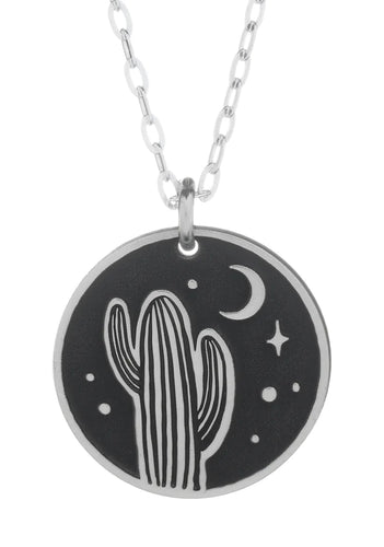 The Bearded Jeweler / Desert Night Round Necklace