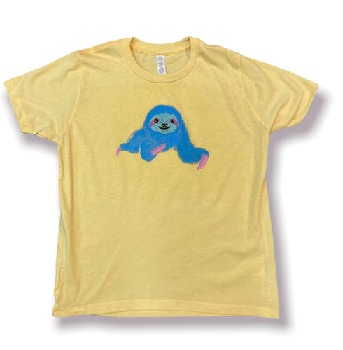 Happy Sloth / Yellow / Youth Sizes