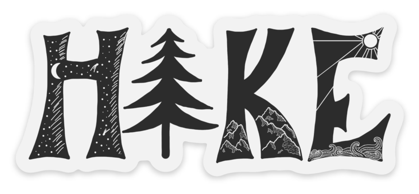 Hike Sticker