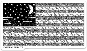 American Flag Sticker