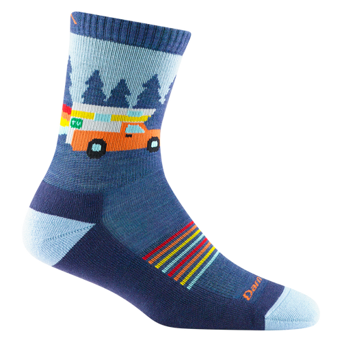 Darn Tough Kids Van Wild Micro Crew Lightweight Hiking Sock