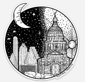 Texas Capital Sticker