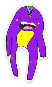 Holly’s Little Monster Sticker / Purple