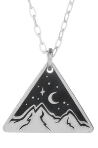 The Bearded Jeweler / Star Light Small Triangle Necklace
