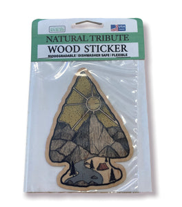Arrowhead - Wooden Sticker