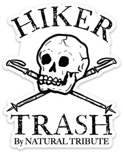 Hiker Trash Logo Sticker