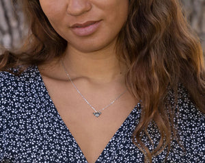 The Bearded Jeweler /Pine Trees Mini Necklace