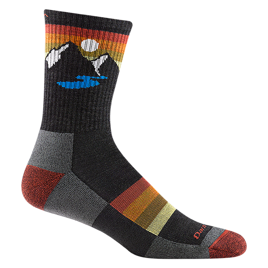 Darn Tough Men's Sunset Ridge Micro Crew Lightweight Hiking Sock