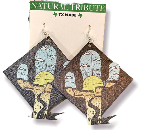 Cactus Earrings