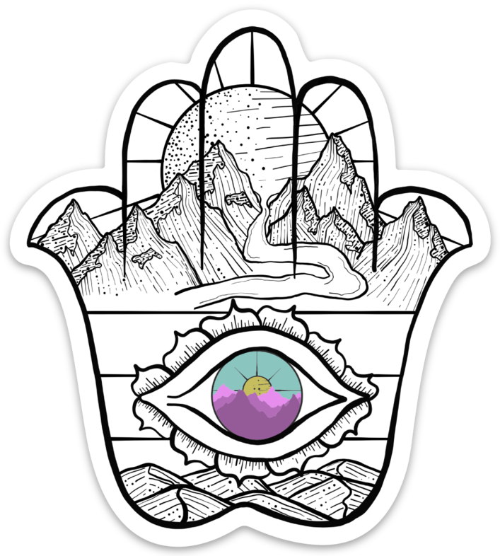 Hamsa Sticker